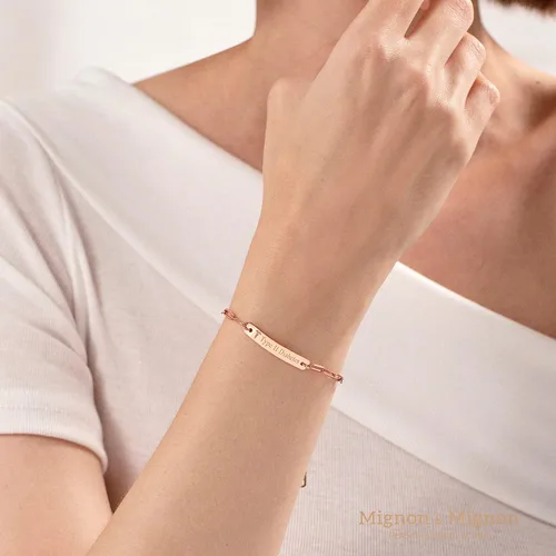 Miniatura 7 de Medical ID Bracelet for Women Personalized Medical Alert Engraved Diabetic Autism Awareness Bracelet Custom Paperclip Chain Jewelry Prescription