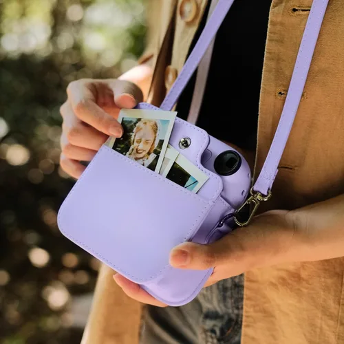 Miniatura 7 de Rieibi Funda para cámara compatible con Fuji Instax Mini 12 – Funda de transporte para cámara instantánea Fujifilm Instax Mini 12 – Mini 12 Funda
