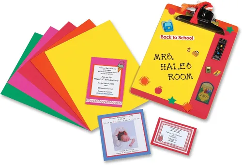 Miniatura 2 de Pacon Cartulina, surtido brillante, 5 colores, 8-1/2" x 11", 100 hojas