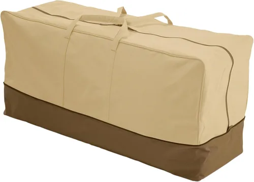 Classic Accessories Veranda - Bolsa de almacenamiento resistente al agua de 45.5 pulgadas para cojines y fundas de patio, fundas para muebles de