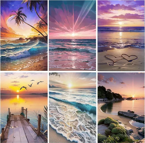 DOTSOPS Kits de Pintura de Diamantes Arte Adultos Kit de Pintura Manualidades DIY Arte de Diamantes 5D Paquetes Kits Completos para Adultos
