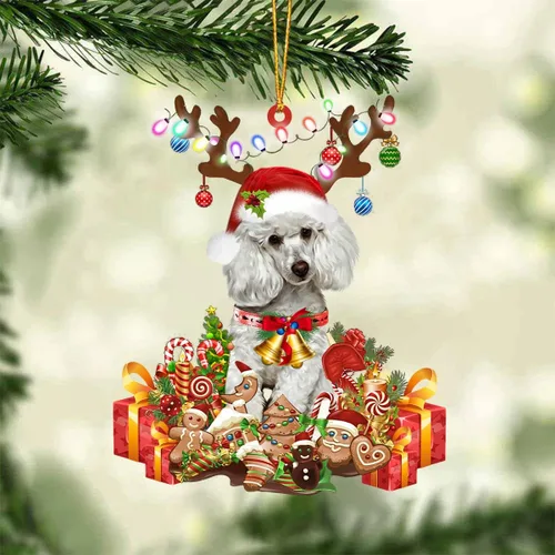 Miniatura 49 de Nazenti Adorno de Navidad personalizado de reno de Alaskan Malamute – Adorno de perro personalizado para amantes de las mascotas, acrílico plano