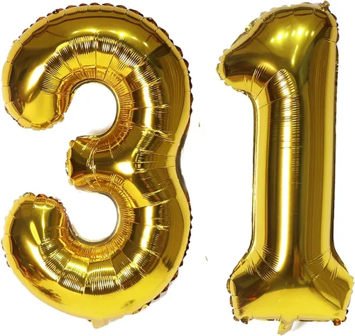 Miniatura 12 de Globos digitales dorados de 40 pulgadas, con número 10, globos de helio para decoraciones de fiesta de cumpleaños y suministros para decoración