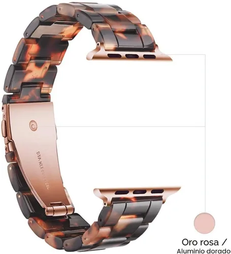 Miniatura 3 de Bandas para Apple Watch Light House - Correas de resina ligera de moda para iWatch para mujeres y hombres 38mm/40mm/41mm/42mm (Series 11 10)