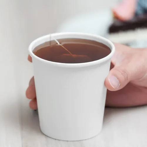 Miniatura 37 de Karat Taza de papel para café expreso de 4 oz, 1000 unidades, taza desechable para enjuague bucal, para bebidas calientes y frías, blanca (C-K504W)