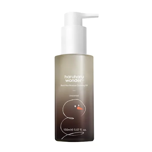 Miniatura 8 de HARUHARU Wonder Aceite limpiador hidratante de arroz negro, tamaño de viaje, doble limpieza, removedor de maquillaje diario, limpiador de aceite