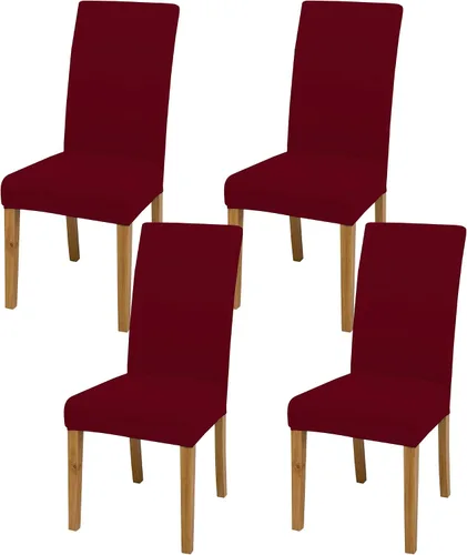 Miniatura 25 de BIETYONE - Fundas para sillas de comedor, juego de 2 fundas para sillas de comedor o cocina, lavables, protectoras, para sillas Parsons