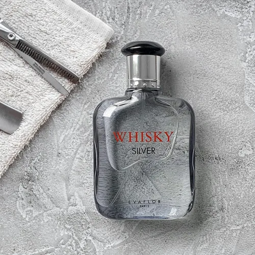 Miniatura 2 de WHISKY SILVER Eau de Toilette para hombre, aroma magnético y único con notas de verbena, violeta y marinas, para el hombre inolvidable, fabricado
