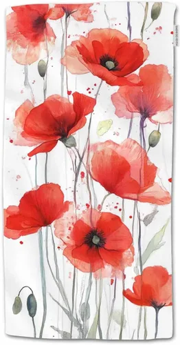 Miniatura 4 de HGOD DESIGNS Toallas de mano con acuarela, árbol natural, toalla de mano suave para baño, cocina, yoga, gimnasio, toallas decorativas de 15 x 30