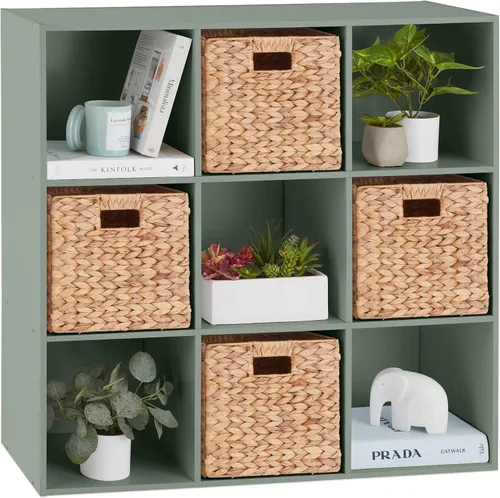 Miniatura 37 de Best Choice Products Estantería para niños con 6 cubos, organizador de almacenamiento, estante de 11 pulgadas, estantería, almacenamiento para Salvia