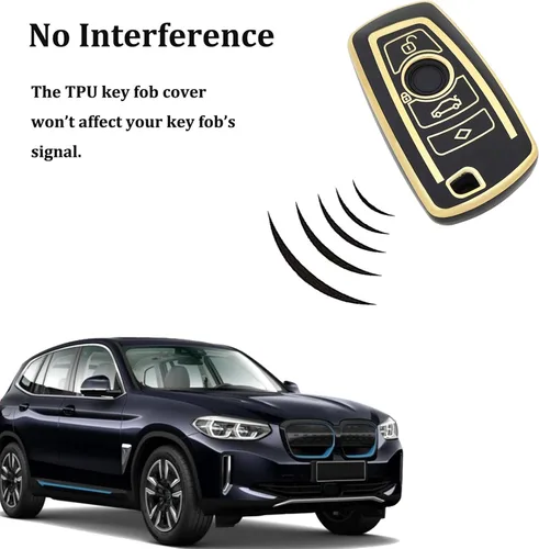 Miniatura 5 de Funda para Llavero de Coche Llavero Funda de Llave de TPU Suave Carcasa de Protección Portallaves Accesorios