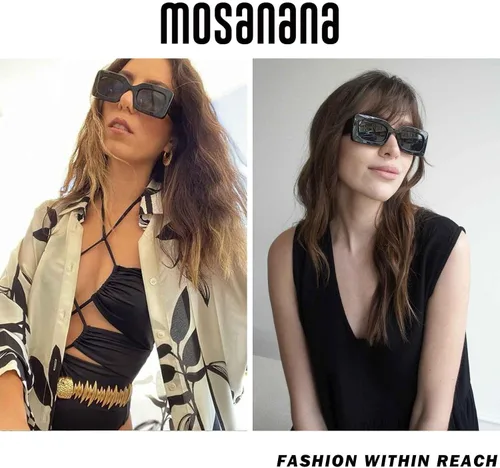 Miniatura 2 de mosanana Gafas de sol rectangulares de moda para mujeres y hombres modelo Trimble