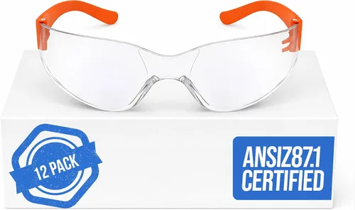 Miniatura 16 de RUGGED BLUE Gafas de seguridad de trabajo para hombres Ansi Z87 certificadas gafas de seguridad para campo de tiro Cristal antiarañazos