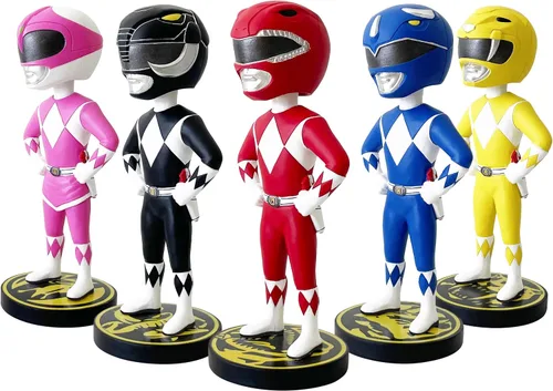 Miniatura 2 de Power Rangers - Juego de 5 piezas (exclusivo) Bobblehead