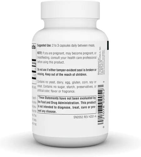 Miniatura 4 de Source Naturals L-leucina, un suplemento de aminoácidos esenciales de forma libre para apoyo energético*, 500 mg - 60 cápsulas