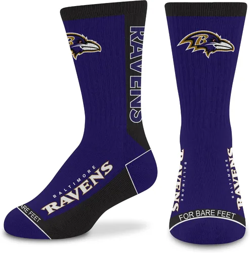 Miniatura 21 de For Bare Feet NFL - Calcetines unisex para niños de la NFL Mvp Crew
