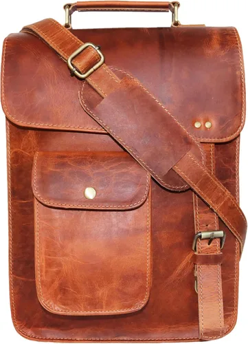 Bolso de mensajero de cuero, bolso de hombro, bolso cruzado vintage para mujeres y hombres, bolso de lona para hombre, cartera de hombre