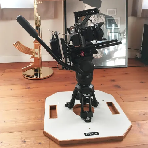 Miniatura 8 de PROAIM - Soporte de cuenco Hi-Hat de 2.953 in con tablero para disparos de ángulo bajo, 75 kg/165 lb Mounts in tight spaces where tripods can't