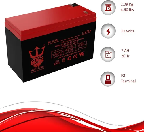 Miniatura 8 de Neptune Power - Batería profesional para UPS de 12 V 7 AH, sustituye a CP1270 F2 CP 1270 F2 MK ES7-12 T2