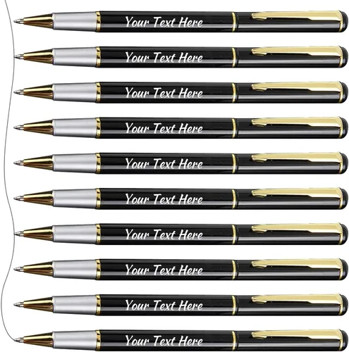 ¡Haz tu marca con bolígrafos personalizados! Obtén bolígrafos personalizados con grabado de nombre a granel, perfectos para eventos, regalos o uso