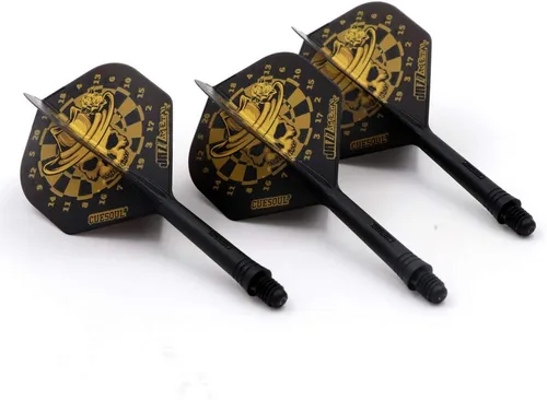 Miniatura 5 de CUESOUL JAZZ-METAL ROST - Eje de dardos integrado y vuelos de forma estándar, juego de 3 piezas CS-JMAK51XKLTJ