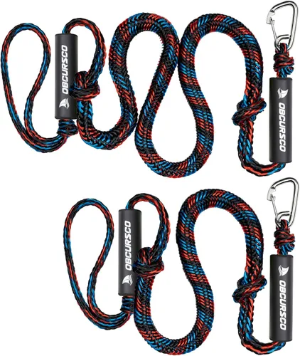 Miniatura 11 de Obcursco Líneas de Amarre Elásticas para Barco, Cuerda de Atraque con Clips de Acero Inoxidable 316, Accesorios para Jet Ski, PWC, SeaDoo, Yamaha