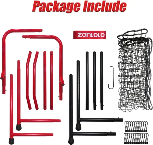 Miniatura 6 de Zonlolo Baseball Pitchback Net, Rebounder Net, Pitching Return Trainer,Three Angles Without Adjusting, Perfect for Solo Playing Catch