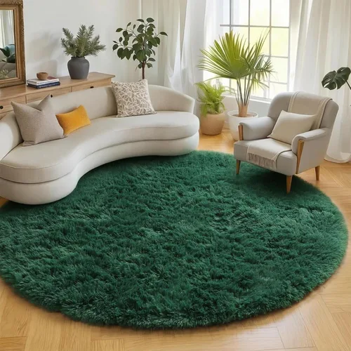 Miniatura 144 de ONASAR - Alfombra de pasillo negra de 2 x 6 pies, esponjosa, lavable, ultrasuave, afelpada, peluda, tapete para bebés, dormitorio de niños, armario