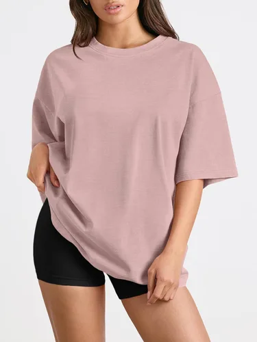 Miniatura 104 de Trendy Queen - Camisetas de entrenamiento de moda para mujer, camisetas atléticas de manga corta para verano y primavera, disponibles en tallas