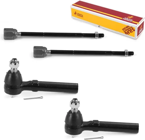 Miniatura 26 de Metrix Premium Chassis Parts - Juego de 4 barras de acoplamiento interior y exterior para Audi A3 15-16, Seat Leon 06-20 (México), 09-17 Volkswagen