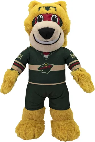 Miniatura 25 de Bleacher Creatures Anaheim Ducks Wild Wing - Figura de peluche de mascota de la NHL de 10 pulgadas (uniforme triangular verde azulado), una mascota