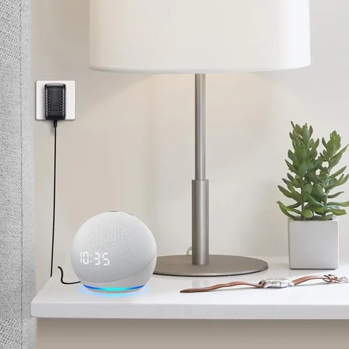 Miniatura 4 de Cargador de cable de alimentación de 15 W para Alexa Echo Spot, Echo Dot (3ª / 4ª generación / 5ª generación), Fire TV Cube, Show 5, Dot con reloj