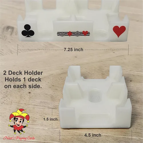 Miniatura 6 de Bandeja giratoria de cartas Busting with Pips para 1-2 cubiertas: fabricada en Estados Unidos (cristal)