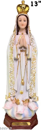 Miniatura 2 de Figura religiosa de Virgen Virgen Virgen de 13 pulgadas de alto (poliresina)