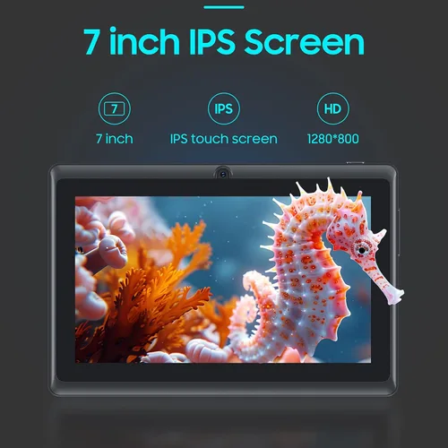 Miniatura 2 de ZZB Tablet 7 pulgadas Android Tablets 4GB RAM 32GB Almacenamiento 1024GB SD Expansión Tablets PC, Procesador Quad-core 1024x600 IPS HD Pantalla
