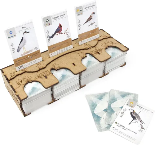 Miniatura 7 de Organizador TowerRex para Juego de Mesa Wingspan y Expansión Europea, Expansión Oceanía, Inserción de Almacenamiento, No para Asia