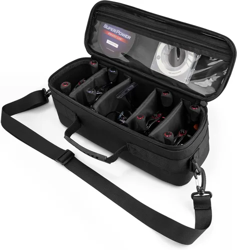 KastKing Estuche para Carrete de Pesca Mediano y Grande, Almacenamiento Personalizable, Diseño de Divisor Interno a Prueba de Golpes, Sistema