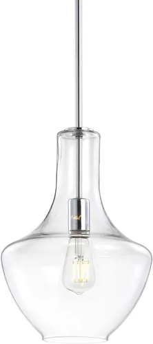 Miniatura 8 de JONATHAN Y JYL6400B Watts Colgante LED de Vidrio/Metal de 10.5" Estilo Granja Contemporáneo Regulable Comedor Sala de Estar Cocina Vestíbulo Bronce