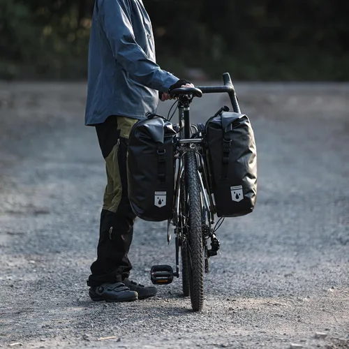 Miniatura 7 de Bolsa para Bicicleta Rhinowalk Bolsa de Alforja Impermeable para Bicicleta para Portaequipaje de Bicicleta Bolsa de Sillín de Bicicleta Bolsa