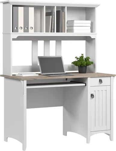 Miniatura 12 de Bush Furniture Salinas Mission escritorio con gabinete, Madera