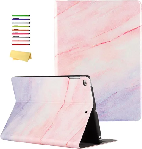 Miniatura 8 de Funda para iPad de 6ª/5ª generación de 9.7 pulgadas 2018/2017, para iPad Air 2/Air 1 con soporte, soporte para lápices, bolsillo