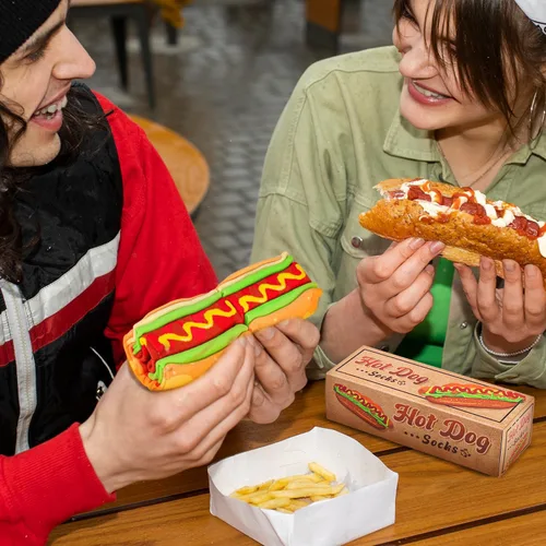 Miniatura 2 de Divertida caja de calcetines de hamburguesa de sushi, regalos de cumpleaños, San Valentín, Navidad, para hombres, mujeres, adolescentes y niños