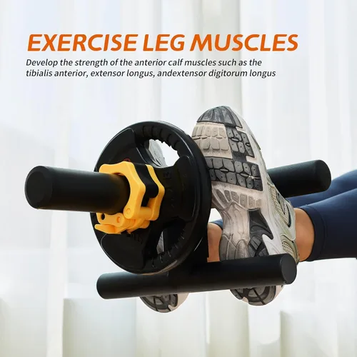 Miniatura 8 de Tibialis Trainer Tib Bar Raise Machine Equipo de ejercicio Entrenamiento de fuerza Rasgando músculos de la parte inferior de las piernas Amarillo