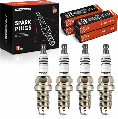 A-Premium Bujías de iridio y platino compatibles con vehículos Toyota, Scion y Pontiac - L4 1.5L-2.7L - Corolla, Prius, Tacoma, 4Runner, Matrix,