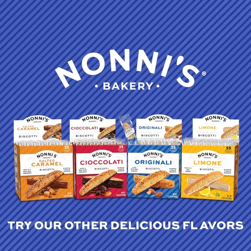 Miniatura 9 de Nonni's Limone Galletas de Biscotti de Limón con Glaseado – Aperitivo Italiano para la Hora del Té envuelto individualmente, crujiente horneado dos