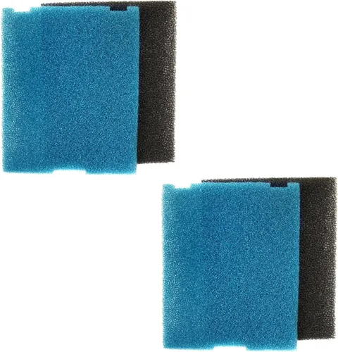 Miniatura 9 de HQRP Paquete de 4 almohadillas de filtro de caja plana compatibles con Tetra 19015, SF1 / 26592, Tetra FK5/#26593, FK6 / #26598 almohadillas gruesas