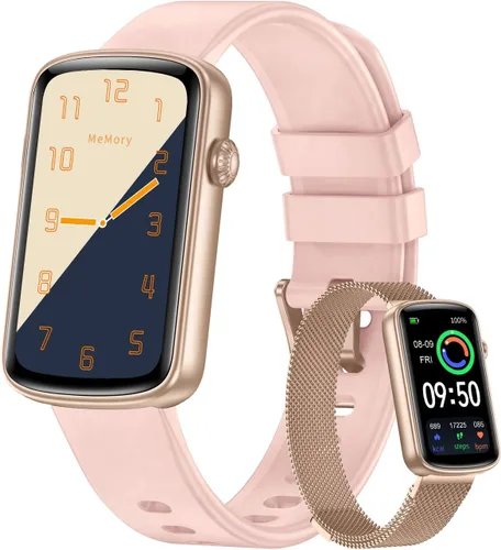 Fitness Tracker, Fitness Watches for Women Men with Heart Rate Monitor Blood Oxygen Sleep Tracker Pedometer, 1.47" Smart Watch Step Calorie Counter