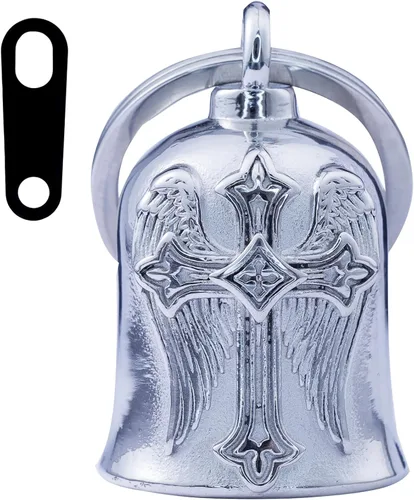 Miniatura 9 de Motocicleta Cross Bell - Llavero de motocicleta Campanas para motociclista proteger al jinete Accesorios de motocicleta Azul