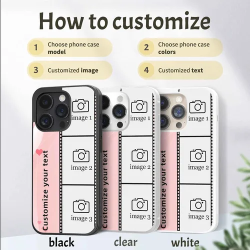 Miniatura 2 de Fundas de teléfono personalizables para iPhone 11, 12, 13, 14, 15, 16 Pro Max Plus Mini Xr Xs, para Samsung Note 7, 8, 9, 10, 20, S21, S22, S23, S24
