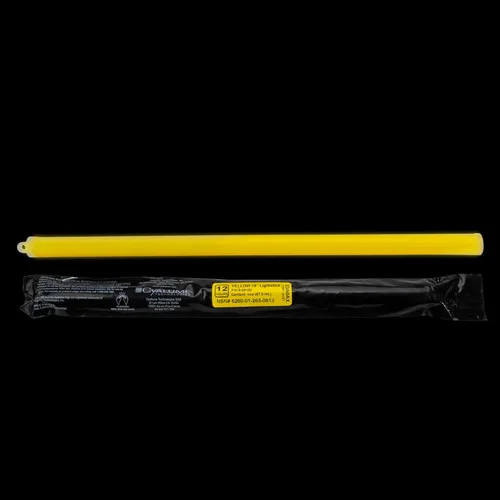 Miniatura 3 de Cyalume barras luminosas de grado militar amarillas - Barras de luz química ChemLight de emergencia ultra brillantes de 6 pulgadas de grado premium